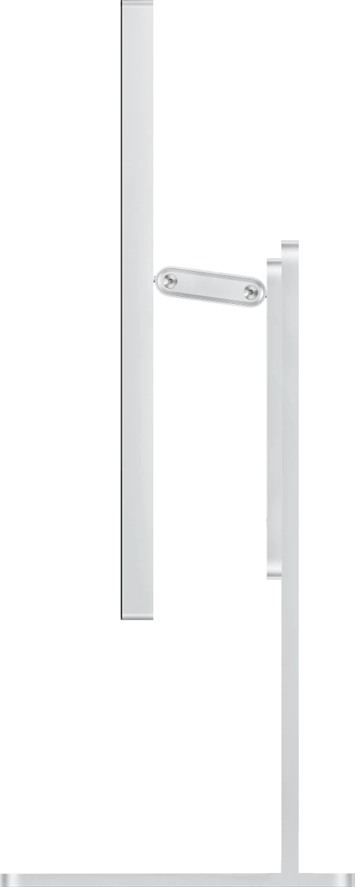 Kuycon W34KB seen from the side, VESA plate and stand column | Kuycon
